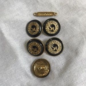 St.  John Buttons with Name Plate (5)